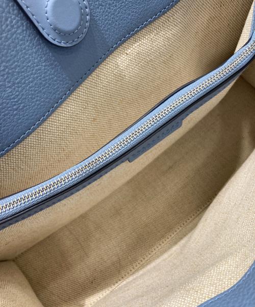 MICHAEL KORS（マイケル・コース）MICHAEL KORS (マイケル・コース) SCARLETT レザー サッチェル ミディアム ブルーの古着・服飾アイテム