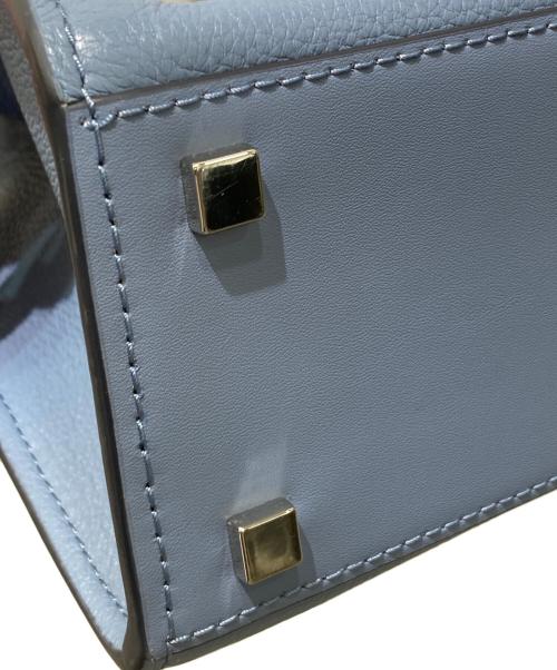 MICHAEL KORS（マイケル・コース）MICHAEL KORS (マイケル・コース) SCARLETT レザー サッチェル ミディアム ブルーの古着・服飾アイテム