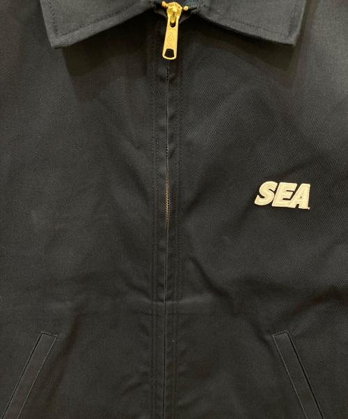 Dickies（ディッキーズ）Dickies (ディッキーズ) WIND AND SEA (ウィンダンシー) UNLINED EISENHOWER JACKET ネイビー サイズ:Ⅼの古着・服飾アイテム