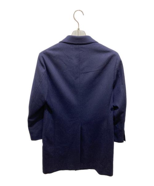 EDIFICE（エディフィス）EDIFICE (エディフィス) カシミヤ チェスターコート ネイビー サイズ:44の古着・服飾アイテム