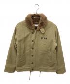 waiperワイパー）の古着「N-1デッキジャケット」｜カーキ