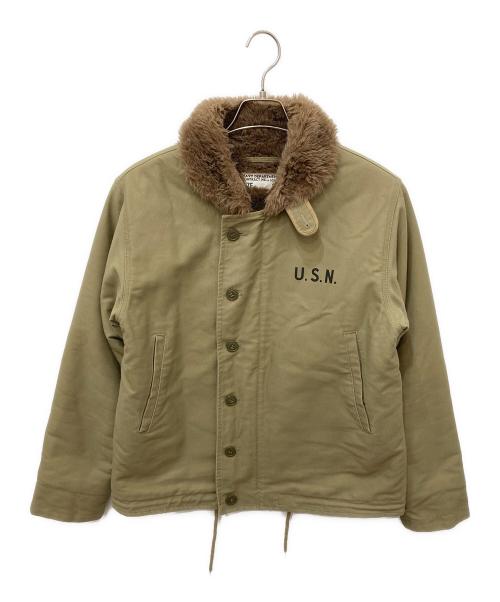 waiper（ワイパー）WAIPER (ワイパー) N-1デッキジャケット カーキ サイズ:38の古着・服飾アイテム