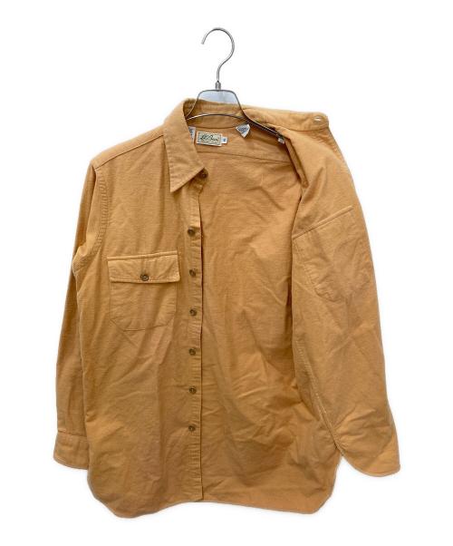 L.L.Bean（エルエルビーン）L.L.Bean (エルエルビーン) シャモアクロスシャツ オレンジ サイズ:15の古着・服飾アイテム