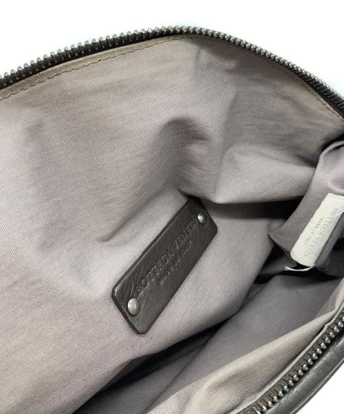 BOTTEGA VENETA（ボッテガベネタ）BOTTEGA VENETA (ボッテガベネタ) イントレチャートウエストポーチ ブラウンの古着・服飾アイテム