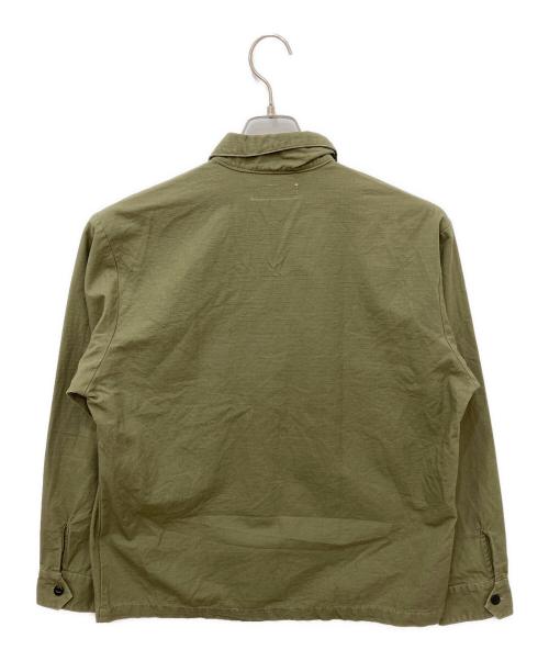 SUNNY SIDER（サニーサイダーズ）sunny sider (サニーサイダーズ) ミリタリーシャツ カーキ サイズ:Lの古着・服飾アイテム