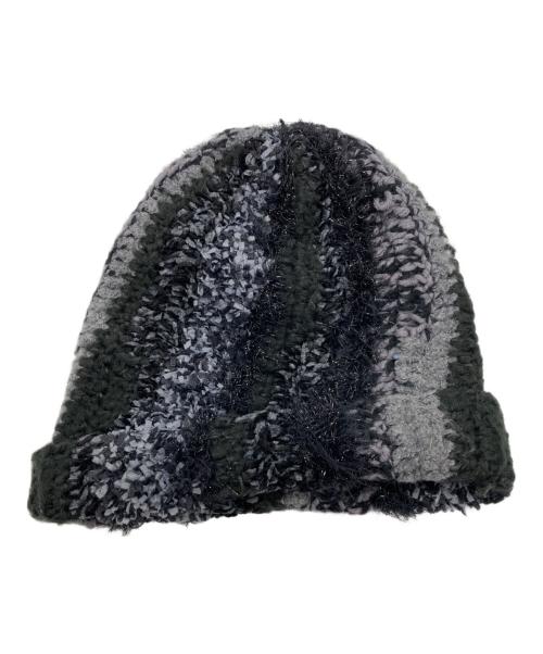 SUPREME（シュプリーム）SUPREME (シュプリーム) Tinsel Stripe Beanie ブラックの古着・服飾アイテム