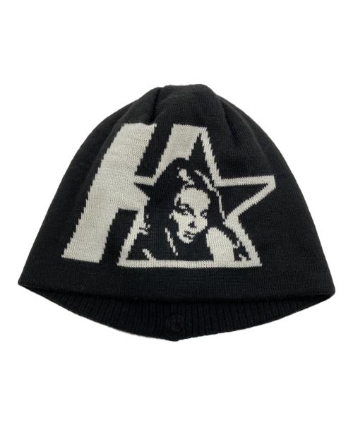 Hysteric Glamour（ヒステリックグラマー）Hysteric Glamour (ヒステリックグラマー) STAR WOMAN ビーニー ブラックの古着・服飾アイテム
