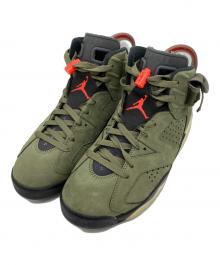 NIKE×Travis Scott（ナイキ×トラヴィススコット）の古着「AIR JORDAN6」｜Medium Olive/ミディアム オ