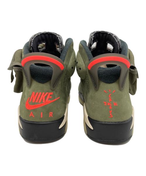 NIKE（ナイキ）NIKE (ナイキ) Travis Scott (トラヴィススコット) AIR JORDAN6 Medium Olive/ミディアム オ サイズ:26の古着・服飾アイテム