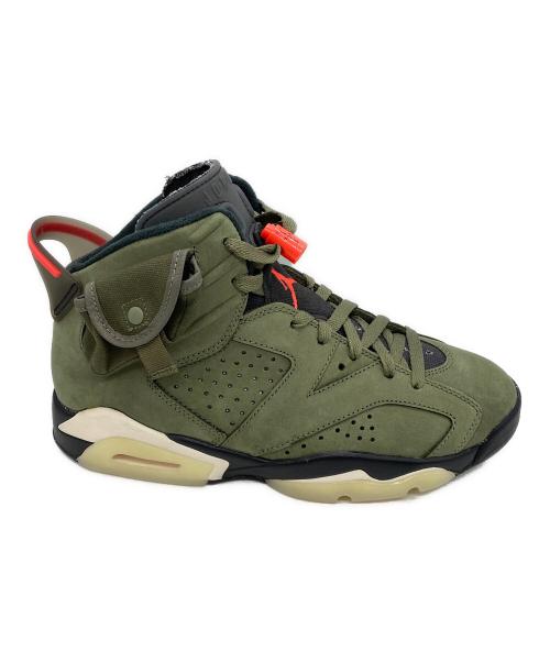 NIKE（ナイキ）NIKE (ナイキ) Travis Scott (トラヴィススコット) AIR JORDAN6 Medium Olive/ミディアム オ サイズ:26の古着・服飾アイテム