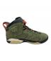 中古・古着 NIKE (ナイキ) Travis Scott (トラヴィススコット) AIR JORDAN6 Medium Olive/ミディアム オ サイズ:26：34000円