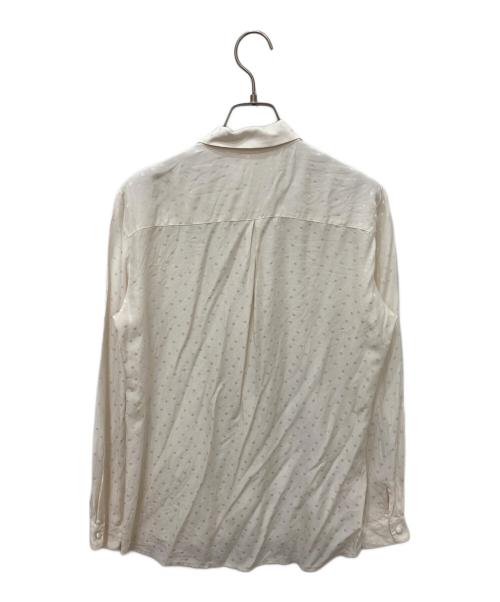 SEZANE（セザンヌ）sezane (セザンヌ) シルク総柄シャツ ベージュ サイズ:36の古着・服飾アイテム