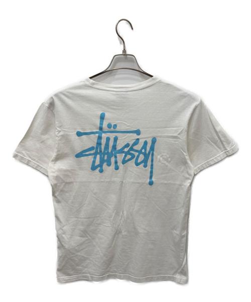 stussy（ステューシー）stussy (ステューシー) プリントTシャツ ホワイト サイズ:Sの古着・服飾アイテム