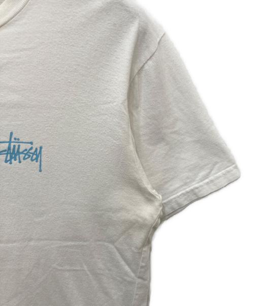 stussy（ステューシー）stussy (ステューシー) プリントTシャツ ホワイト サイズ:Sの古着・服飾アイテム