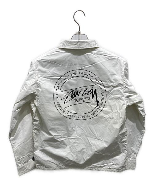 stussy（ステューシー）stussy (ステューシー) コーチジャケット ホワイト サイズ:Ｓの古着・服飾アイテム