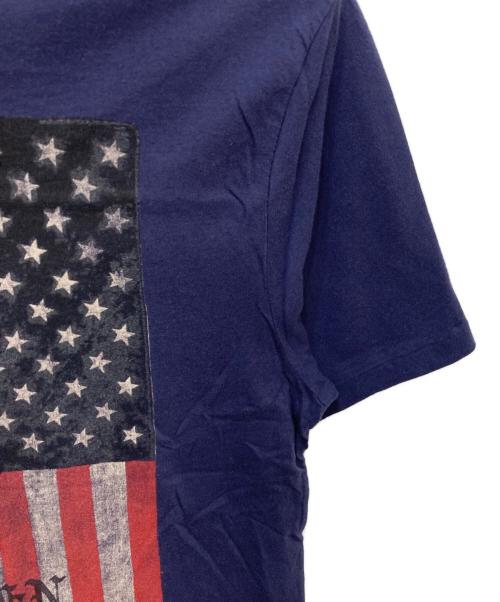 POLO RALPH LAUREN（ポロ・ラルフローレン）POLO RALPH LAUREN (ポロ・ラルフローレン) プリントTシャツ ネイビー サイズ:XLの古着・服飾アイテム