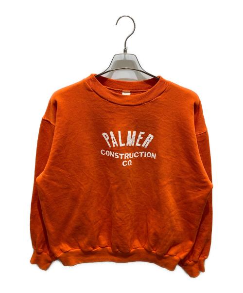 RUSSELL ATHLETIC（ラッセルアスレチック）RUSSELL ATHLETIC (ラッセルアスレチック) プリントクルーネックスウェット オレンジ サイズ:Ｌの古着・服飾アイテム