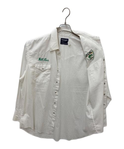 Wrangler（ラングラー）Wrangler (ラングラー) ウエスタンシャツ ホワイト サイズ:XLの古着・服飾アイテム