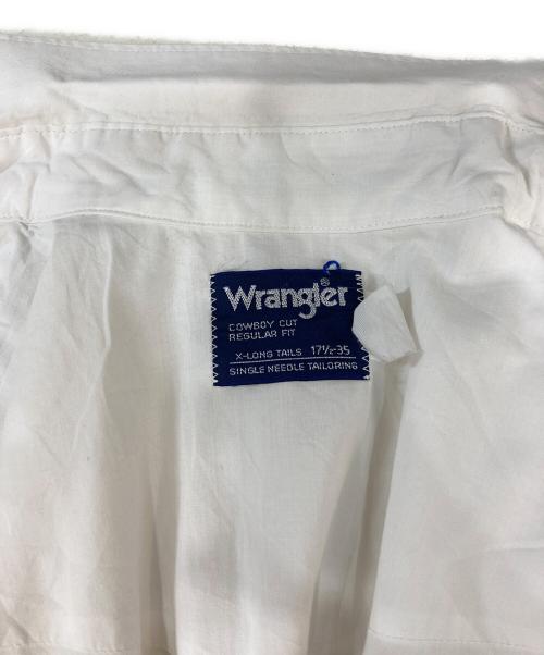Wrangler（ラングラー）Wrangler (ラングラー) ウエスタンシャツ ホワイト サイズ:XLの古着・服飾アイテム