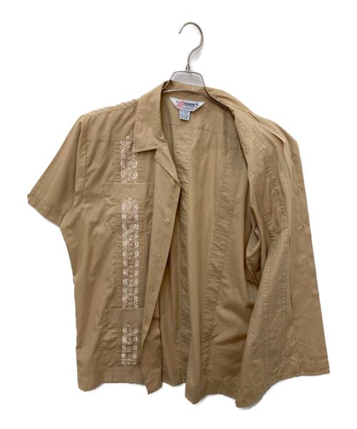 Romanity（ロマニティ）Romanity (ロマニティ) 4ポケット半袖シャツ ベージュ サイズ:XLの古着・服飾アイテム