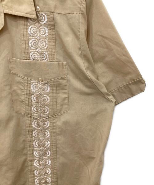 Romanity（ロマニティ）Romanity (ロマニティ) 4ポケット半袖シャツ ベージュ サイズ:XLの古着・服飾アイテム