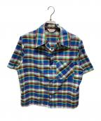 CATALINAカタリナ）の古着「開襟チェックシャツ」｜マルチカラー