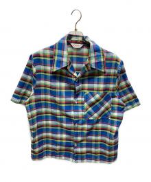 CATALINA（カタリナ）の古着「開襟チェックシャツ」｜マルチカラー