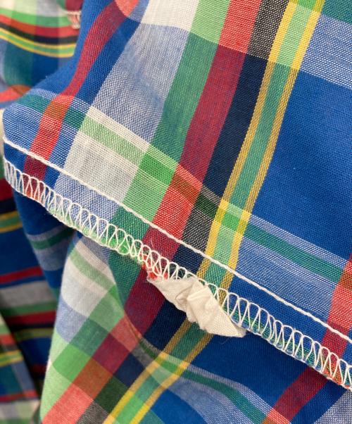 CATALINA（カタリナ）CATALINA (カタリナ) 開襟チェックシャツ マルチカラー サイズ:Ｌの古着・服飾アイテム