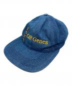 COMFORTABLE REASONコンフォータブルリーズン）の古着「Stripe Tam O’Shanter Hat」｜ブルー