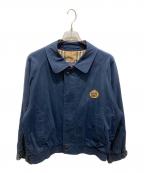 Burberry'sバーバリー）の古着「裏ノヴァチェックジップジャケット」｜ネイビー