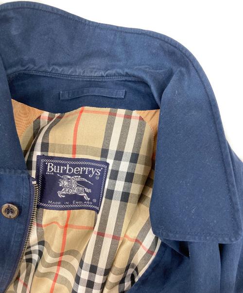 Burberry's（バーバリー）Burberry's (バーバリー) 裏ノヴァチェックジップジャケット ネイビー サイズ:Ｓの古着・服飾アイテム