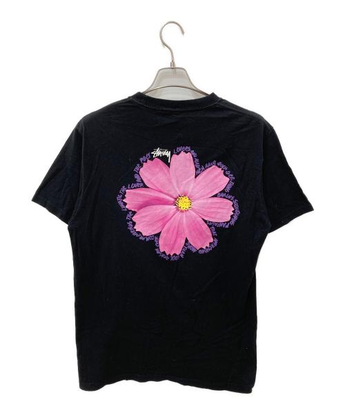 stussy（ステューシー）stussy (ステューシー) プリントTシャツ ブラック サイズ:Ｍの古着・服飾アイテム