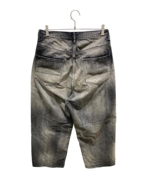 ANCELLM（アンセルム）ANCELLM (アンセルム) AGING WIDE DENIM 5P PANTS ブラック サイズ:2の古着・服飾アイテム