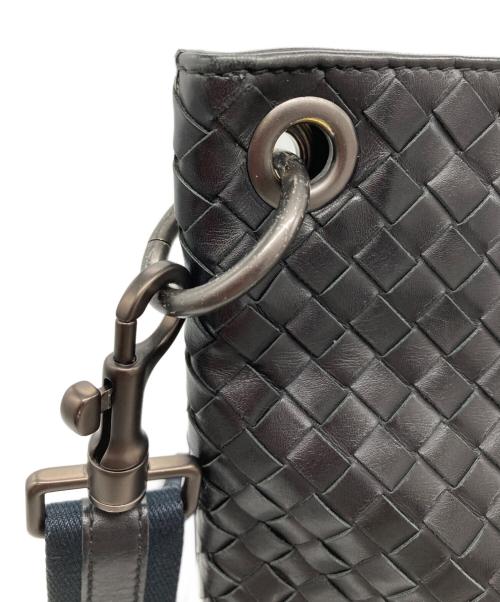BOTTEGA VENETA（ボッテガベネタ）BOTTEGA VENETA (ボッテガベネタ) ショルダーバッグ ブラックの古着・服飾アイテム