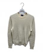 Drumohrドルモア）の古着「コットンクルーネックニット」｜ベージュ