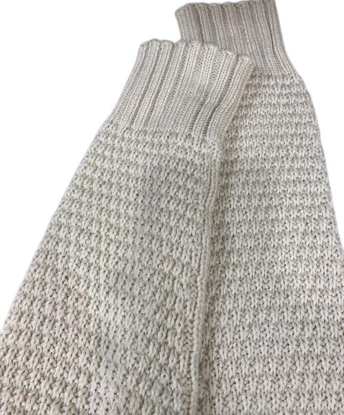 Drumohr（ドルモア）Drumohr (ドルモア) コットンクルーネックニット ベージュ サイズ:46の古着・服飾アイテム