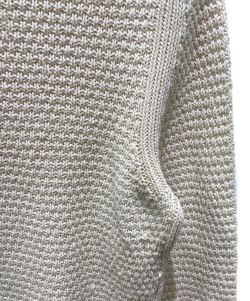 Drumohr（ドルモア）Drumohr (ドルモア) コットンクルーネックニット ベージュ サイズ:46の古着・服飾アイテム