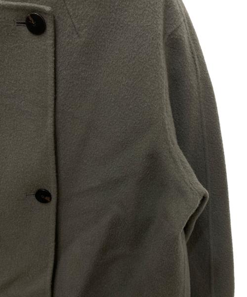 theory luxe（セオリーリュクス）theory luxe (セオリーリュクス) カシミヤ混ダブルノーカラージャケット ブラウン サイズ:40の古着・服飾アイテム