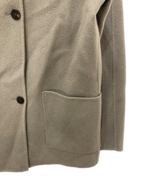 theory luxe（セオリーリュクス）theory luxe (セオリーリュクス) カシミヤ混ダブルノーカラージャケット ブラウン サイズ:40の古着・服飾アイテム