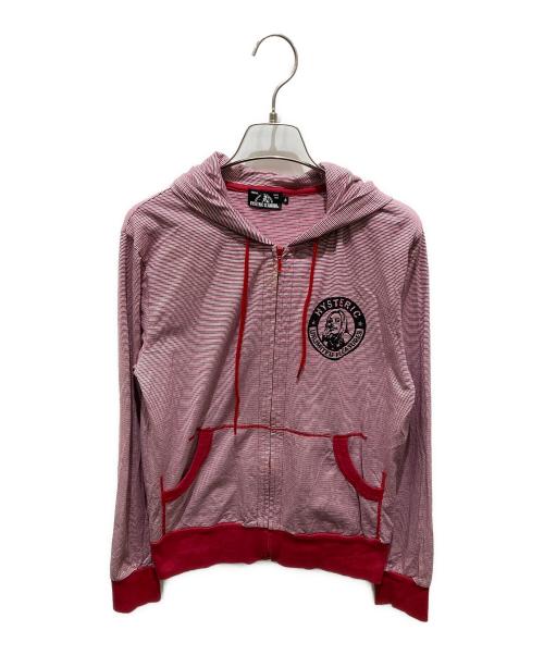 Hysteric Glamour（ヒステリックグラマー）Hysteric Glamour (ヒステリックグラマー) ジップパーカー レッド サイズ:Ｓの古着・服飾アイテム