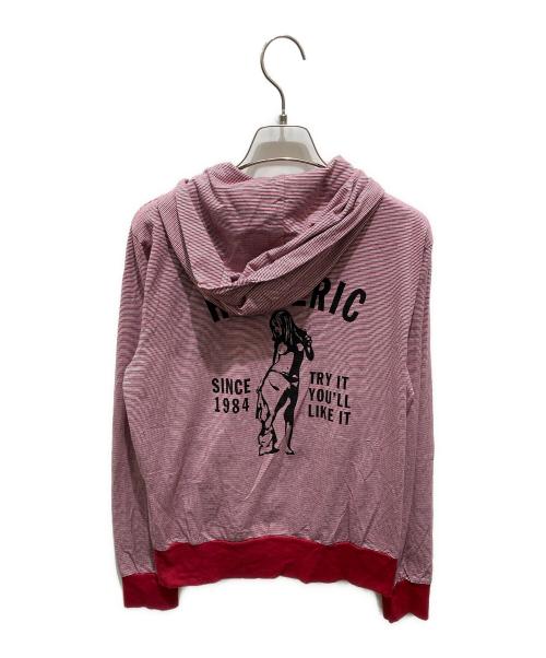 Hysteric Glamour（ヒステリックグラマー）Hysteric Glamour (ヒステリックグラマー) ジップパーカー レッド サイズ:Ｓの古着・服飾アイテム