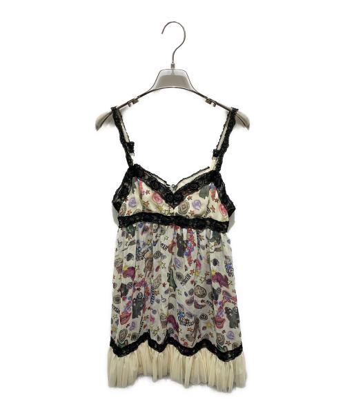 Hysteric Glamour（ヒステリックグラマー）Hysteric Glamour (ヒステリックグラマー) キャミソールワンピース アイボリー サイズ:FREEの古着・服飾アイテム