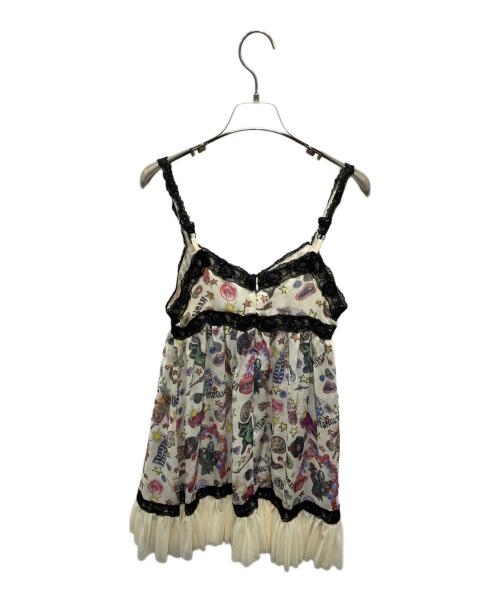 Hysteric Glamour（ヒステリックグラマー）Hysteric Glamour (ヒステリックグラマー) キャミソールワンピース アイボリー サイズ:FREEの古着・服飾アイテム