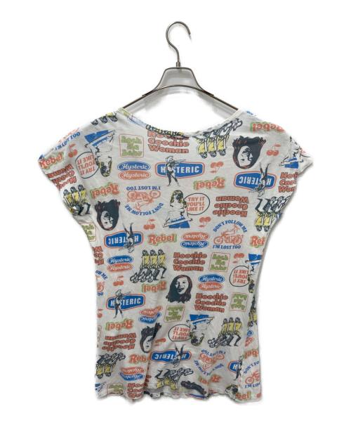 Hysteric Glamour（ヒステリックグラマー）Hysteric Glamour (ヒステリックグラマー) 総柄カットソー ホワイト サイズ:FREEの古着・服飾アイテム