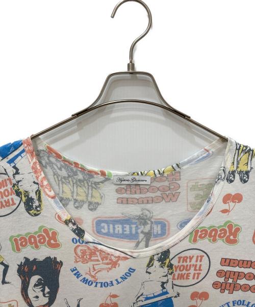 Hysteric Glamour（ヒステリックグラマー）Hysteric Glamour (ヒステリックグラマー) 総柄カットソー ホワイト サイズ:FREEの古着・服飾アイテム