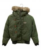 RALPH JEANSラルフローレンジーンズ）の古着「フライトジャケット N-2B」｜カーキ