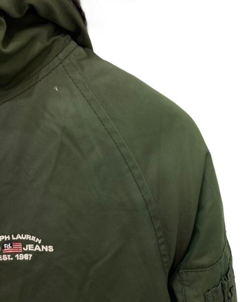 RALPH JEANS（ラルフローレンジーンズ）RALPH JEANS (ラルフローレンジーンズ) フライトジャケット N-2B カーキ サイズ:Lの古着・服飾アイテム