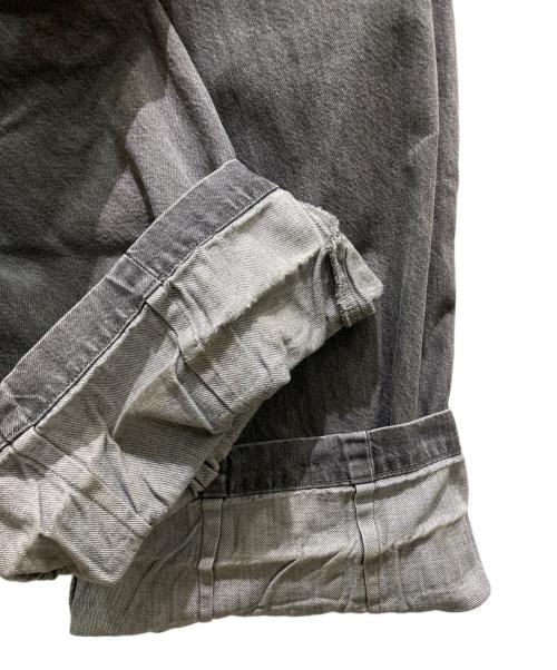 HARVESTY（ハーベスティー）HARVESTY (ハーベスティー) BLACK DENIM CIRCUS PANTS グレー サイズ:2の古着・服飾アイテム