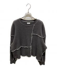 RHC Ron Herman（アールエイチシー ロンハーマン）の古着「パッチワーク ワッフルプルオーバー」｜グレー