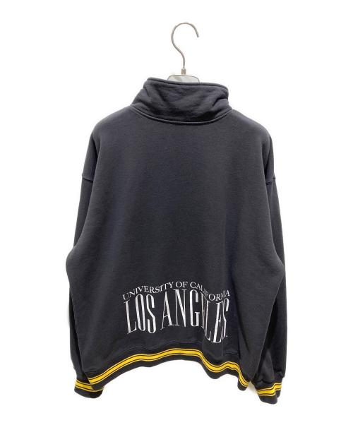 UCLA（ユーシーエルエー）UCLA (ユーシーエルエー) JOURNAL STANDARD relume (ジャーナルスタンダード レリューム) ハーフジップスウェット グレー サイズ:Ｌの古着・服飾アイテム
